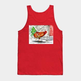 Grand Cayman Rooster Tank Top